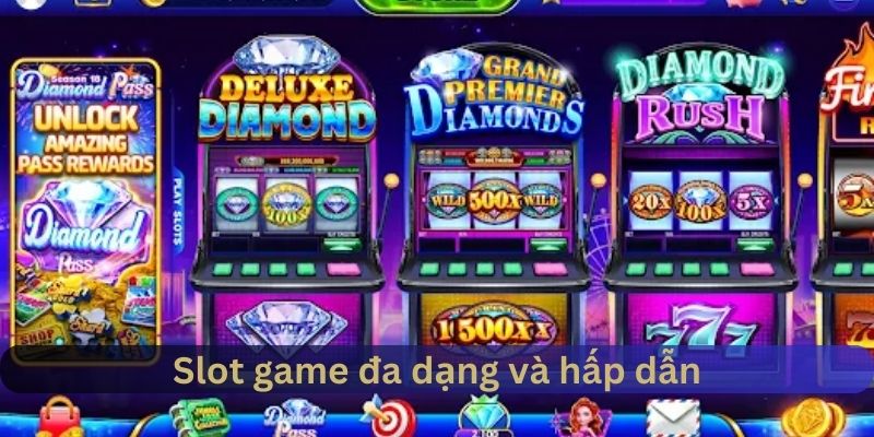 Slot game đa dạng thể loại và hấp dẫn